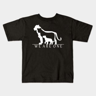 Lion Family (Black ver) Kids T-Shirt